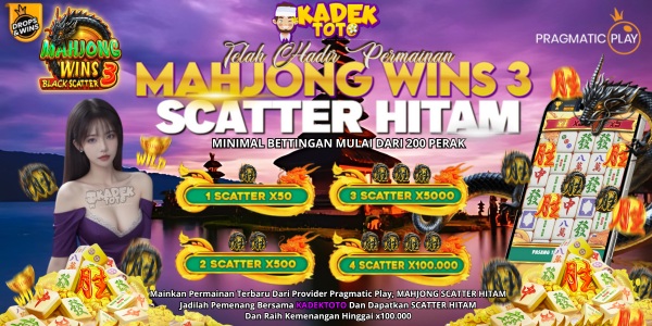 Mahjong Scatter Hitam